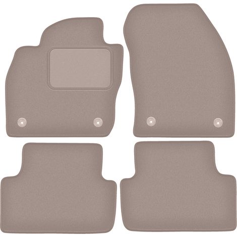 Tappetini in velluto beige per: Volkswagen T-Cross crossover (2019-)
