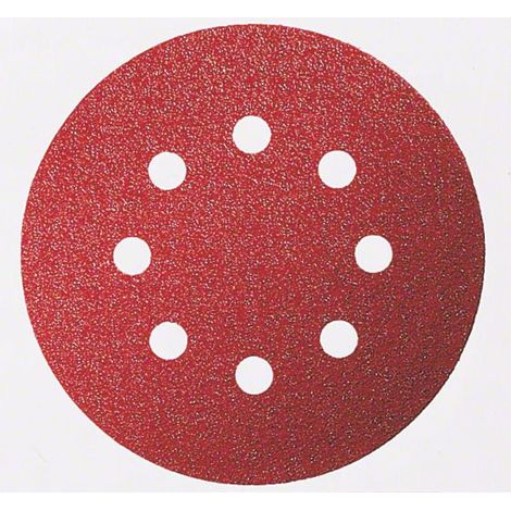 Bosch Schleifblatt C430 125 mm 180 8 Löcher Klett 5 Stk