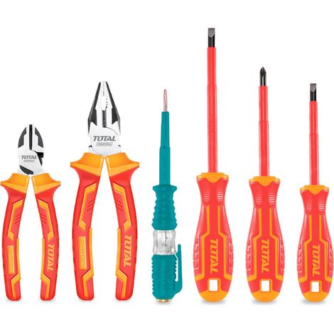 TOTAL Ensemble d'outils d'électricien THKIST3062 (1/3)