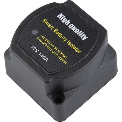 Doppelbatterie-Trennschalter 12V 140A Spannungsempfindliches Relais VSR für Wohnmobil, Boot, Auto