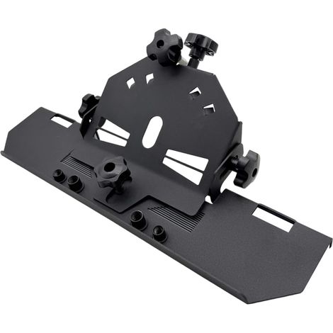 Outil de chanfreinage pour carrelage 45 degrés pour meuleuse d'angle, machine à chanfreiner réglable avec vis noire, coupe-bord pour carreaux de céramique, carreaux de sol, rénovation (Noir) (1/5)