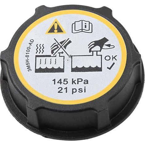 Bouchon de Réservoir de Liquide de Fefroidissement compatible avec Ford Focus Fiesta Transit MK2 MK3 B-MAX C-MAX 1301104 3M5H8100AD 3M5H-8100-AD (1/4)