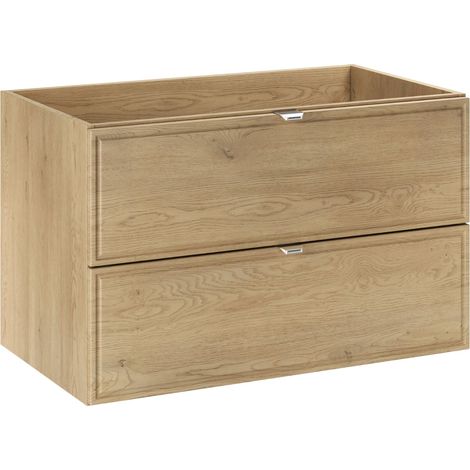 Meuble sous lavabo suspendu TERRA CREMONA chêne cremona 80 cm