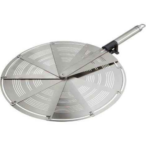 Couvercle anti-éclaboussures Leifheit 3090 Proline 28 cm en acier inoxydable (1/5)