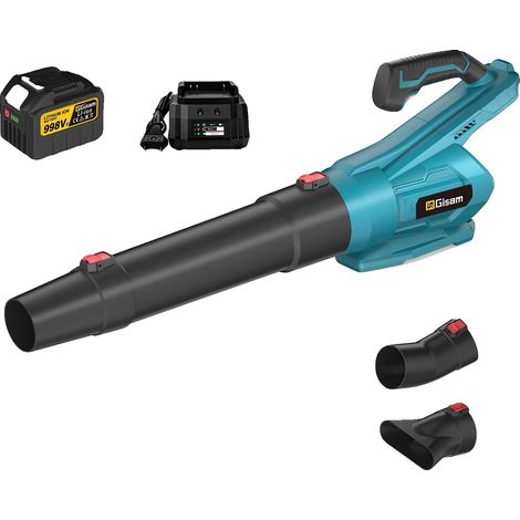 Souffleur de feuilles, sans fil, moteur sans balais puissant, 1 Batterie (1/2)