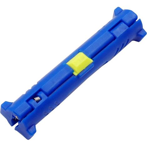 Stylo dénudeur de fil électrique multifonction, Machine de dénudage de câble Coaxial rotatif, pince, outil d'extraction de câble(bleu, 1pc) (1/5)