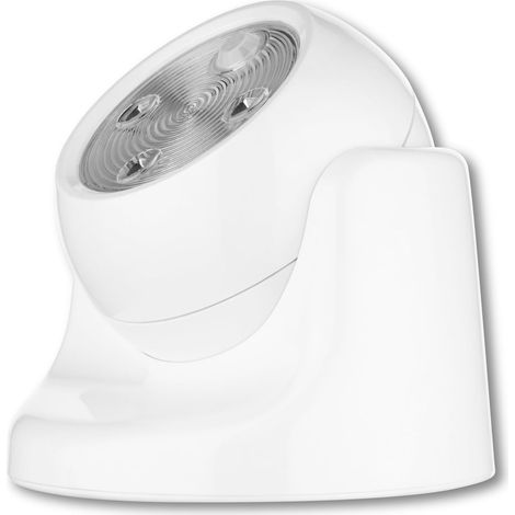 Lampe à Piles – Utilisable comme Applique Murale ou plafonnier, IP44, Lampe d'extérieur avec détecteur de Mouvement et sans Prise de Courant, 1 W, 100 LM, 5000 K, Blanc (1/5)