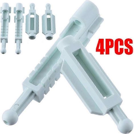 Kit de 4 supports de fixation de régulateur de phare en plastique pour BMW Série 5 E39, comprenant un cadre de protection et des accessoires. (1/5)