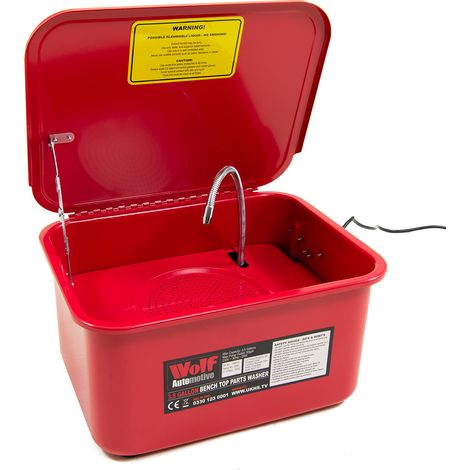 Wolf 3.5 Gallon (16L) Bench Top Parts Washer, Workshop Degreasing Use, 225L/H Pump (1/5)