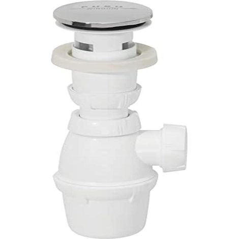 Kit Bonde Siphon Lavabo Tout-En-Un Ø32 mm Chromé (1/5)