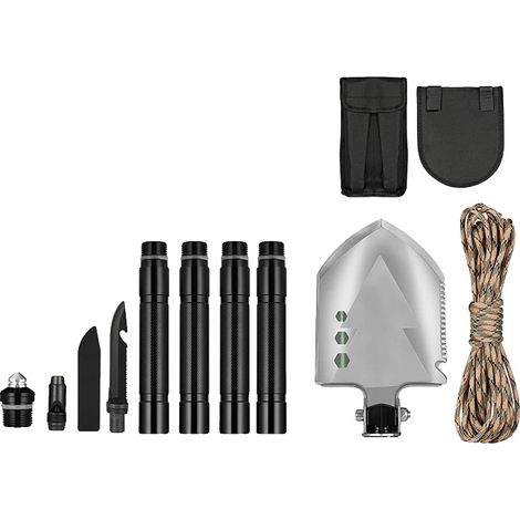 Pala di sopravvivenza, strumento multifunzionale, design portatile, MT14-102F 92CM (1/2)