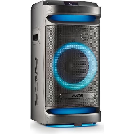Ngs Spekear Trolley WildDubZero DJ Party Microfono RGB TWS 120W Nera