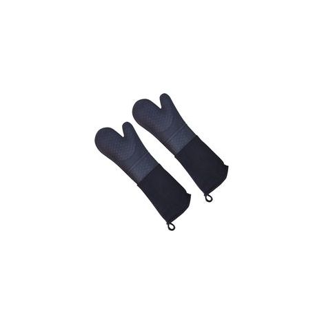 1 paire - Gants de cuisine en silicone extensibles - quadrilatéraux (1/5)
