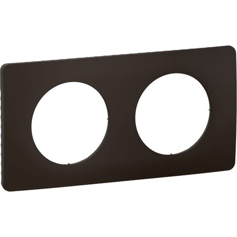 Legrand CP0122 Céliane 2-gang plate - Matte Black GD packaging (1/3)