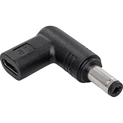 Adaptador USB-C / 5,5 x 2,1 mm para portátil AK-ND-C02, adaptador de suministro de energía de 100 W (1/3)