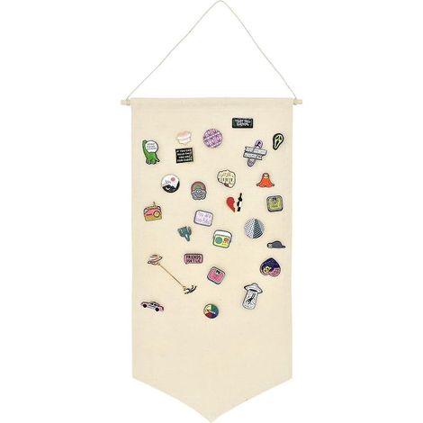 bote De Rangement Blanc Murale Suspendre Pour Broches Et Bijoux - En Toile Maille - Pour Bannire, Boucles D'oreilles, Colliers, Paillettes (1/5)
