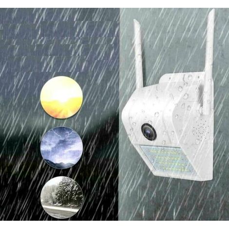 IP CAMERA V380 PRO LED 3.0 MP VIDEOCAMERA IP WALL LAMP CAMERA IPCAM AUDIO BIDIRE (1/5)