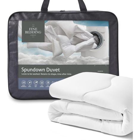 Couette Spundown 9 + 4,5 tog Toutes Saisons Housse Douce en Peau de pêche Lavable en Machine Hypoallergénique Simple (1/5)
