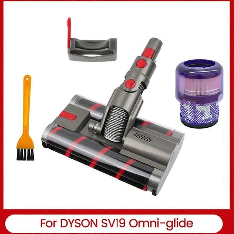 Accessoire de rechange pour aspirateur Omni-Glide SV19 avec filtre et tête de nettoyage à rouleau souple double (1/5)