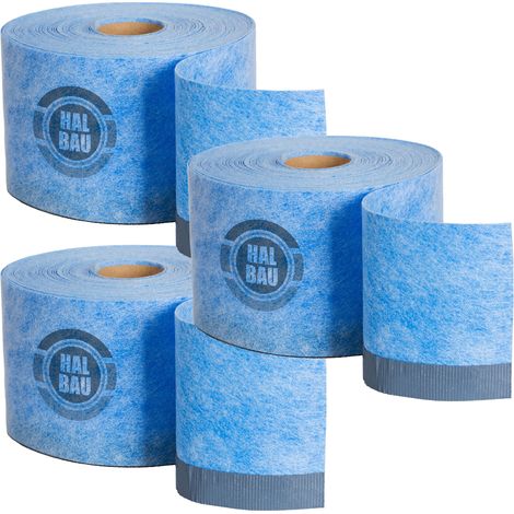 HALBAU Wannendichtband Trilaminat Elastomer 100% und Butyl HN05 - 75m (1/3)