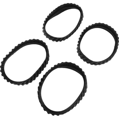 Lot de 4 chenilles de roue en caoutchouc de rechange pour robot nettoyeur piscine MX8 MX6 R0526100 (1/5)