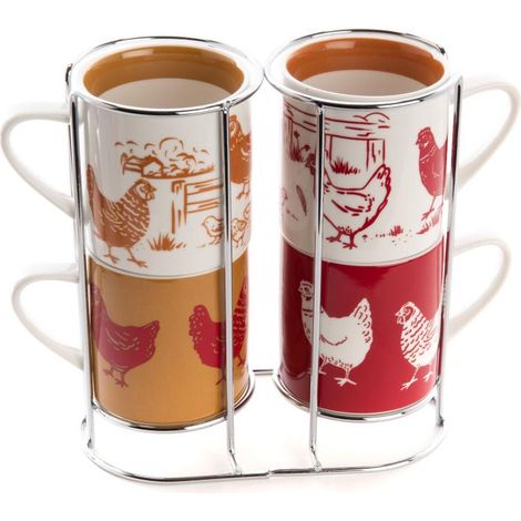 Amadeus - Coffret de 4 tasses déjeuner Maggie (1/3)