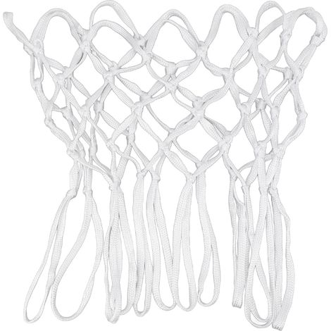 2 pièces Filets de Basketball Durables en Nylon Blanc, Universel Haute Résistance, pour Intérieur et Extérieur Toutes Saisons (1/5)
