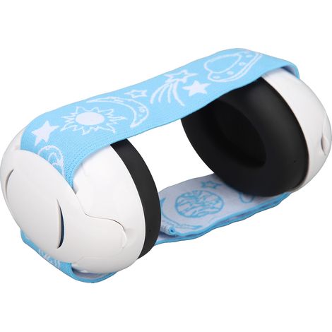 Casque antibruit bébé bleu protection auditive nourrisson jusqu'à 18 mois réduction sonore bébé écouteurs casque anti-bruit tout-petit (1/5)