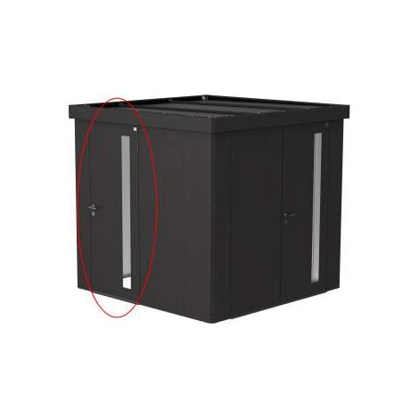 porta supplementare Casetta per attrezzi Neo, grigio metallizzato