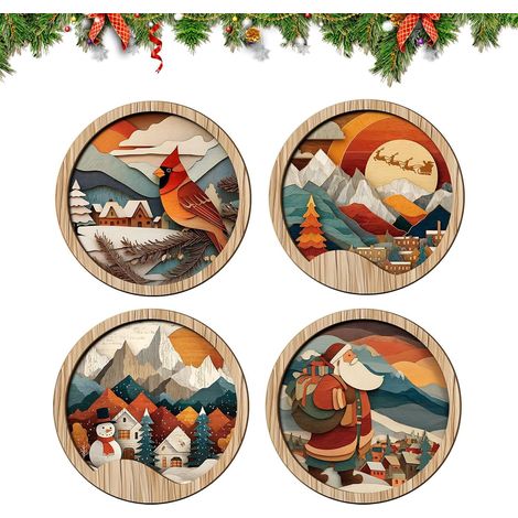 Art mural bohème pour salle de bain - Décoration murale en bois rustique de (1/5)