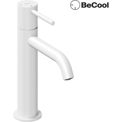 Ravak Espirit - Mezclador de lavabo, BeCool, blanco mate X070395 (1/5)