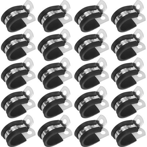 20-Pcs Colliers De Câble 23/32 Pouce/18 Mm 304 Acier Inoxydable (1/5)