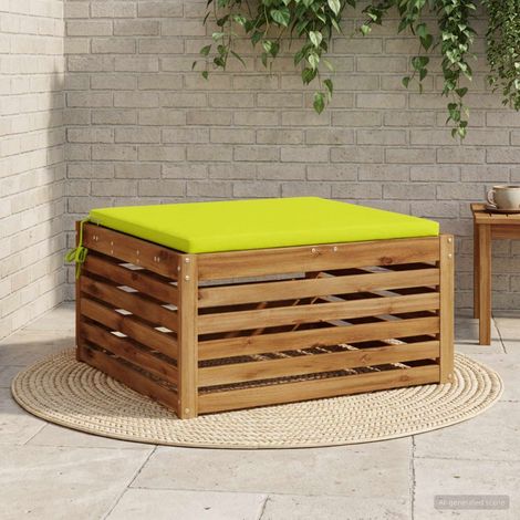 vidaXL Cojín de Asiento de 1 Pieza SOEST 100% Poliéster 60 x 60 x 3 cm (1/5)