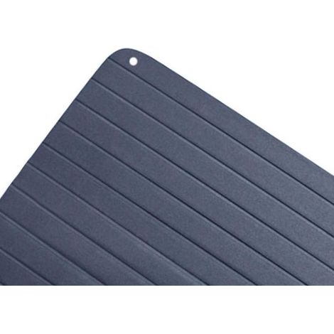 Plateau de congélation rapide/décongélation en aluminium pour steaks, aliments surgelés et viande ustensile de cuisine taille M 29,5 × 20,8 × 0,3 cm (1/5)
