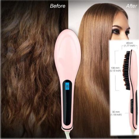 Peigne de 2015 new Professional brosse Lisseurs avec brosse lissante lcd affichage électrique Shair peigne lisseur (1/4)
