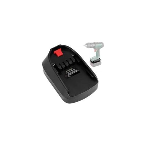 Adaptateur de batterie compatible avec Bosch 18 V GBA Convertisseur de batterie portable compatible avec Bosch Garden Series Green Power Tool (modèle BS-C, noir) (1/5)