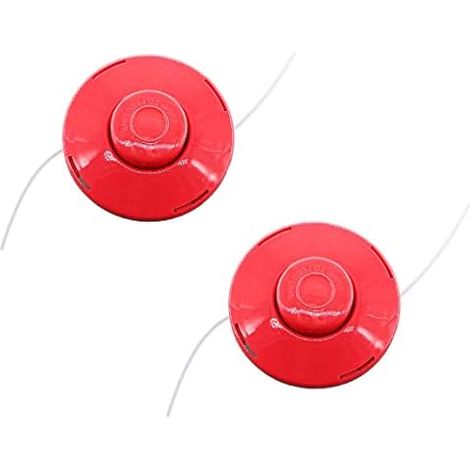 VURAHOME - Lot de 2 tête de Tondeuse pour Florabest Lidl FBS 43 B2 B1 FBK 4 A1 4-en-1 m10 x 1,25 coupeur de Brosse Coupe tête de Coupe strimmer tête Pièces et Accessoires (1/5)