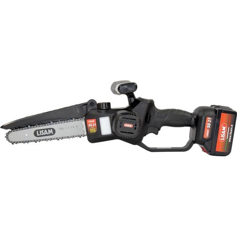 POTATORE SEGHETTO ELETTRICO A BATTERIA MINI MOTOSEGA SG 21 LISAM (1/2)