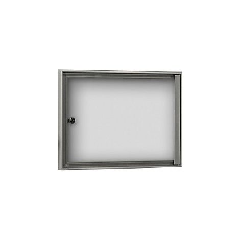 Vitrina para interiores  profundidad exterior 27 mm  para DIN