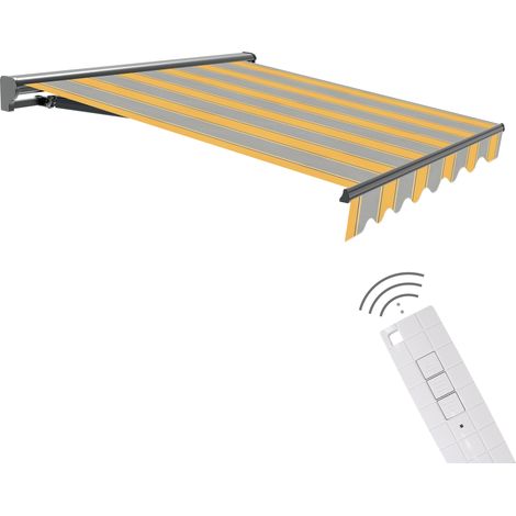 Store Motorisé 4x2,5 AGB – Télécommande – Semi-Coffre – Toile Protection Solaire (1/5)