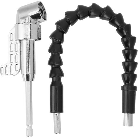Adaptateur De Foret 105 Degrés - Tige Flexible Universelle - Pour Espaces Étroits - Acier Allié - 1 Pièce (1/5)