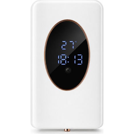 Distributore di sapone schiumogeno automatico da parete ricaricabile bianco 470 g (1/5)