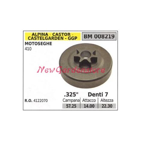 Pignone ALPINA motore motosega 410 .325' denti 7 008219