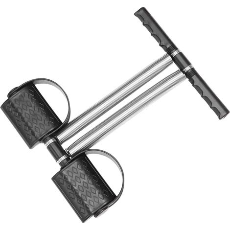 Pédale de Fitness à Domicile Double Ressort en Acier Planche Extensible Noire Corde de Traction en Acier pour Entraînement Jambes Équipement de Musculation Polyvalent pour Yoga (1/5)
