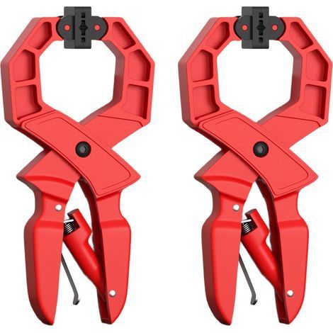 2 serre joints portables pour le travail du bois, pinces à ressort pour appareil photo, outils de fixation pour projets de menuiserie (1/5)