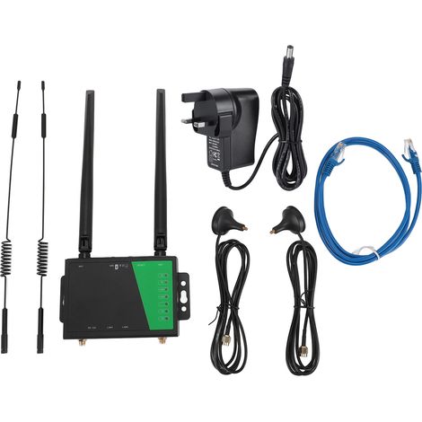 Routeur WiFi sans fil 4G LTE déverrouillé avec emplacement pour carte SIM et antenne 300Mbps 32 appareils Routeur modem WiFi pour téléphone Tablette Ordinateur portable Version européenne asiatique UK (1/5)