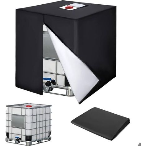 Bâche pour cuve IBC - PZCC - PZCC - 1000L - Polyester 420D - Anti-UV, imputrescible (1/4)