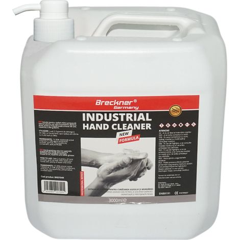 Soluzione lavamani industriale con pompa da 3 litri Breckner Germany