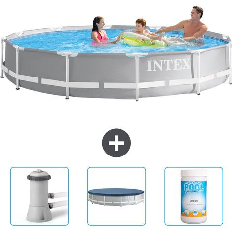 Prism Frame Pool Rund - 366x76 cm - 4-teilig SCB75 (1/4)