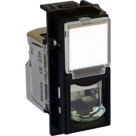 Living Now prise RJ45 STP CAT6 noir BTICINO BTKG4279C6S
